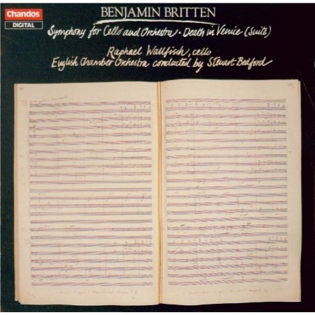 BRITTEN - Bedford - Cello symphony, pour violoncelle et orchestre op.68